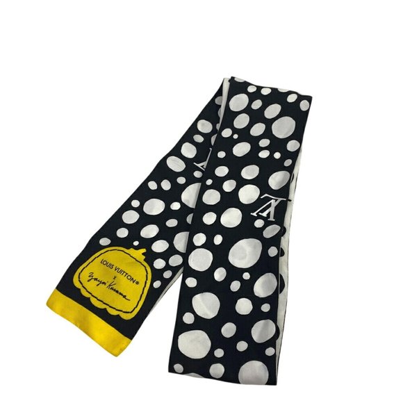 Louis Vuitton Bandeau Black Silk scarf - Picture 1 of 10
